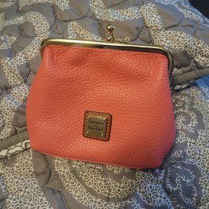 Dooney & Bourke Kisslock Wallet-Bubblegum